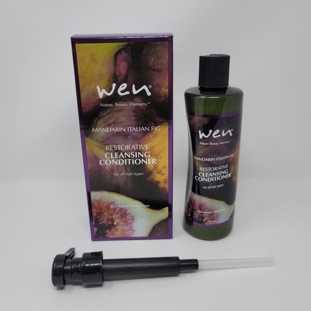 WEN Chaz Dean Mandarin Italian Fig Restorative Cleansing Conditioner 16oz Sealed